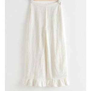 & Other Stories ruffle hem pants